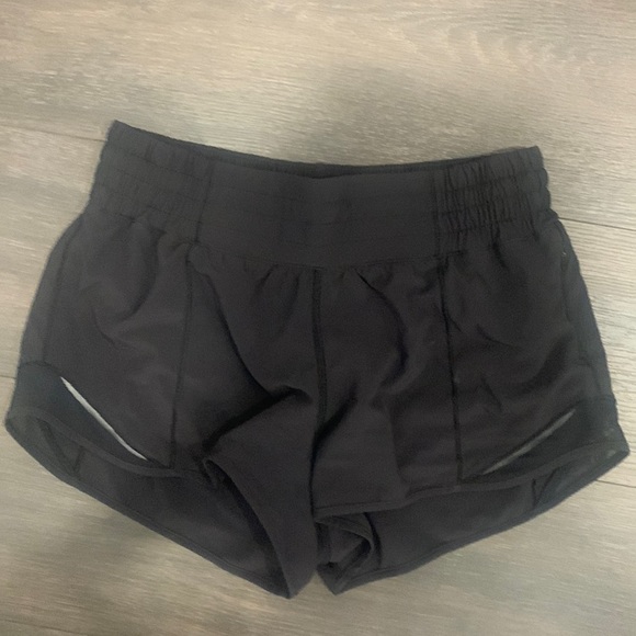 lululemon athletica Pants - Lulu black high rise hotty hot shorts